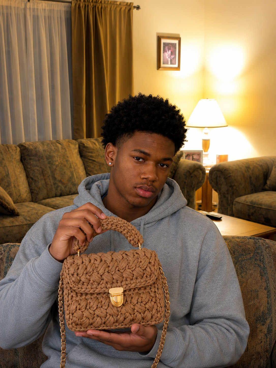 Malik’s Little Crochet Bag