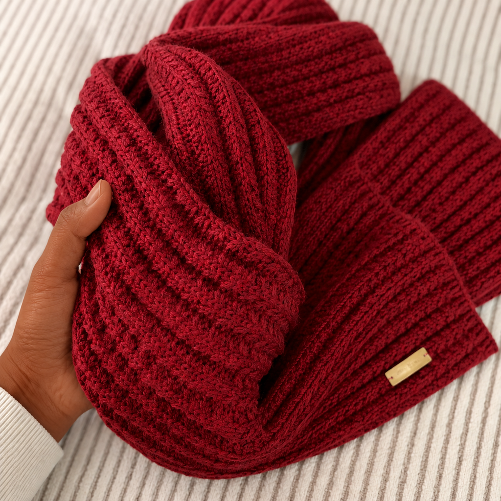 Malik’s Cozy Ribbed Scarf
