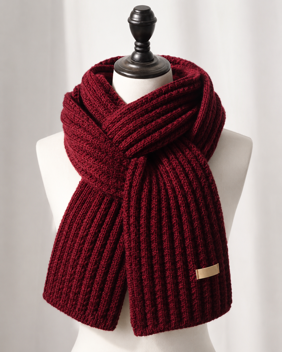 Malik’s Cozy Ribbed Scarf
