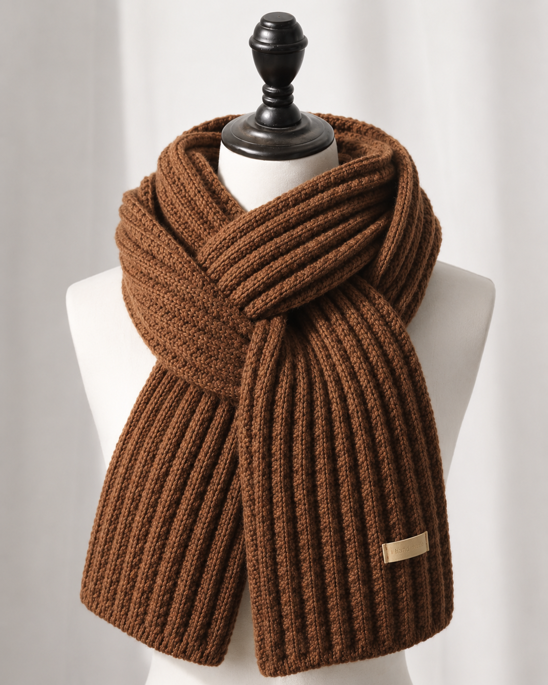 Malik’s Cozy Ribbed Scarf