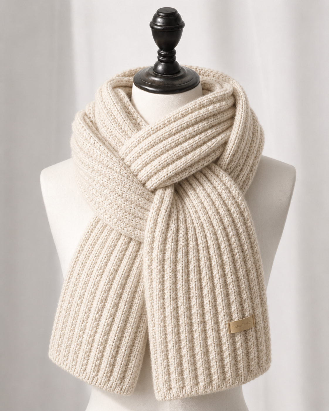 Malik’s Cozy Ribbed Scarf